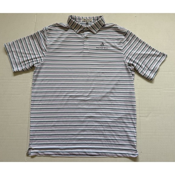 Straight Down Other - Straight Down Men's Golf Polo Striped Xl